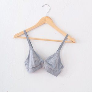 Soft Gray Bralette - Lively - XS